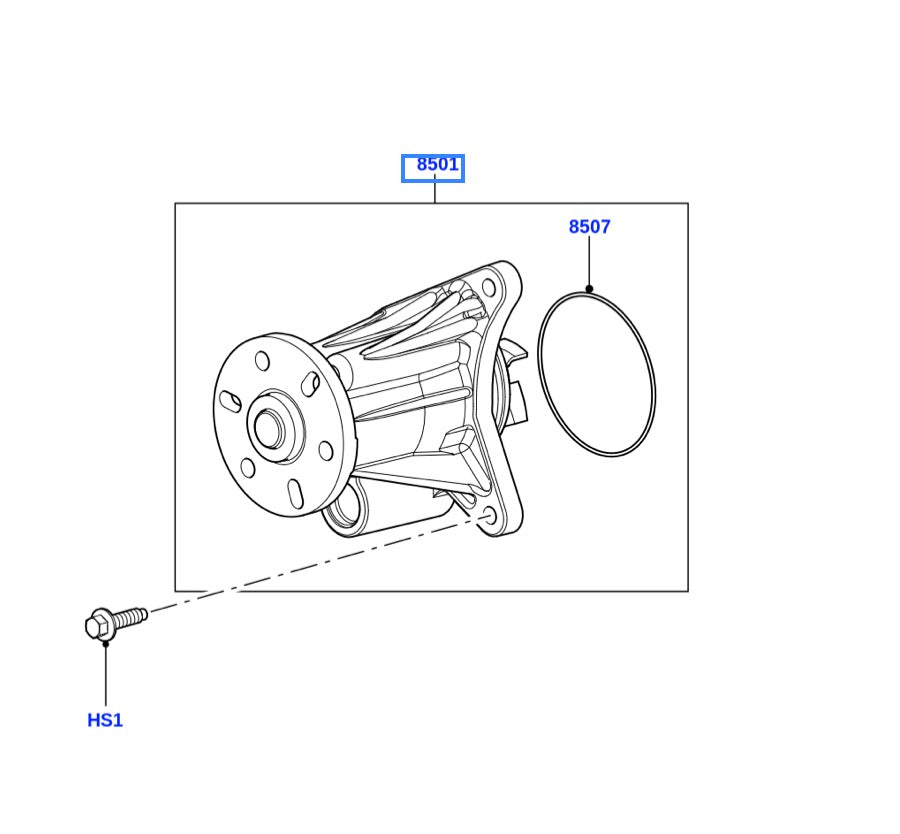 OEM LR013164-Land Rover Pump-Water